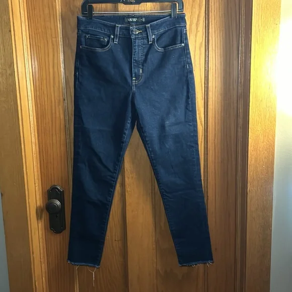 Lauren Ralph Lauren Black Label Womens Size 6 Skinny Jeans Ankle Dark Wash - Picture 2 of 6